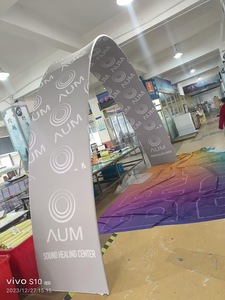 In đầy đủ màu sắc di động ngoài trời mang nhãn hiệu lớn biểu ngữ cung vòm với vải co giãn cho các sự kiện tiếp thị - Product Image 4