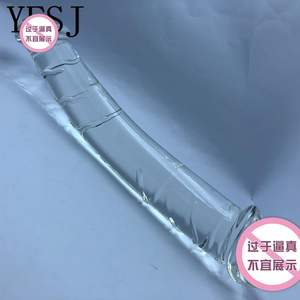 Giant tweekoppige grote glas <span class=keywords><strong>penis</strong></span> voor vrouwen - Product Image 1