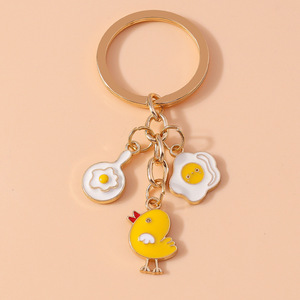 พวงกุญแจรูปไข่ดาวและไก่ทอดแบบง่ายๆ ของเวนนี่ส์ แบบปรับแต่งได้ สำหรับโทรศัพท์มือถือ จี้ห้อยอุปกรณ์เสริม - Product Image 2