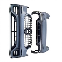 Cocok untuk Mercedes-Benz GLC W253 Upgrade Bumper Depan Lengkap, Grille dan Penyangga untuk GLC63 AMG