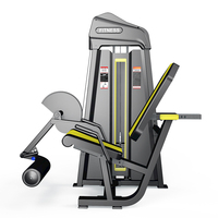 Équipement de musculation commercial, machine d'extension des jambes assise à charge par broche