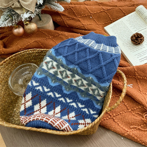 <span class=keywords><strong>Bouledogue</strong></span> français de style britannique Teddy Schnauzer mode petit chien pull d'hiver vêtements - Product Image 6