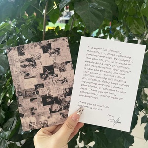 Cartes papier à impression personnalisée <span class=keywords><strong>Carte</strong></span> de remerciement <span class=keywords><strong>Carte</strong></span> de vœux pour petites entreprises avec enveloppe et autocollants - Product Image 5