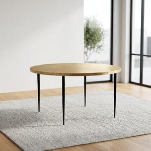 AK Brass Luxury Metal Coffee <b>Table</b> Gold Finished Top With <b>Black</b> Finish Base Modern Design For Home Decor Hotel Furniture - Product Image 1