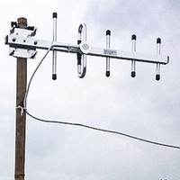 Antenne Yagi 4G LTE 18 éléments 698-2700 MHz, amplificateur de signal TV stable, antenne directionnelle extérieure à faisceau