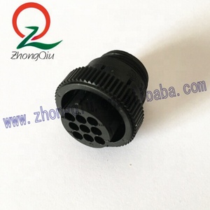 Connecteur plastique rond circulaire 9 broches 182645-1 AMP, étanche, avancé, pour câble électrique automobile et aérospatial - Product Image 6