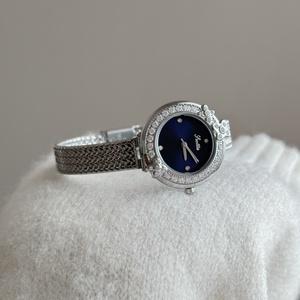 Montre à quartz pour femme Scottie 9870 Starlight Pearl Milanese Mesh Strap Design, montre de luxe pour les sorties et les voyages - Product Image 6