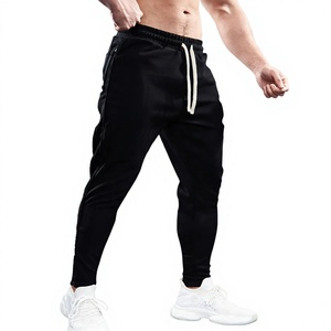 Wholesale 79% cotton, 14% Polyester, 7% Spandex Men's <b>Summer</b> Casual Athletic Outdoor Jogger <b>Pants</b> Ankle Zipper Design Long <b>Pants</b> - Product Image 4