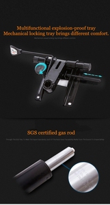 Silla moderna de cuero plegable para Oficina de Conferencias Ejecutivas de PU con respaldo alto, silla de escritorio de jefe blanco para el hogar, oficina, comedor, escuela, sala de estar - Product Image 5