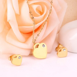 Dubai Jewellery 24k Gold Plated <b>Indian</b> Jewelry <b>Set</b> Fashion Women <b>Necklace</b> Earring <b>Set</b> - Product Image 5