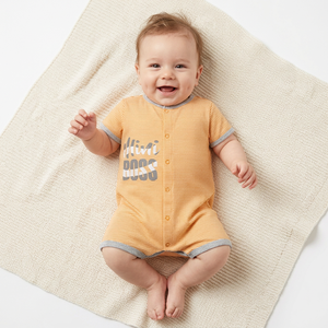 GOTS Certified Organic Formal Baby Rompers 100% Bamboo Fiber Eco-Friendly Waterproof Substantial Snap Button Closure Customized - Product Image 1