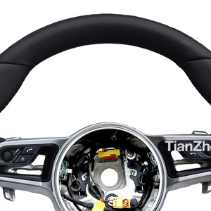 Volante in Pelle Personalizzato CE con Paddle Shift Compatibile con Porsche Cayenne Macan Taycan Cayman Boxster Carrera 997 991 - Product Image 6