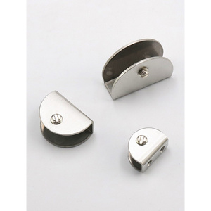 Supports de fixation en acier inoxydable pour verre 201 304 – Accessoires de quincaillerie pour cloisons - Product Image 1
