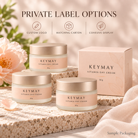 Crème visage coréenne à la vitamine C, collagène, acide hyaluronique, vitamine E, hydratante, nourrissante, OEM ODM, marque privée, soins de la peau