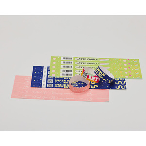 Pulseras impermeables [AnyWristband] de TYVEK a todo color, tipo conectado de 19 mm (3/4 pulgadas) para eventos - Product Image 5