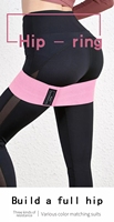 Bandes de résistance élastiques en tissu avec logo personnalisé pour la gym, les jambes et les fessiers