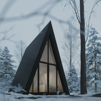 Chine Structure en acier Offre Spéciale Préfabriqué Mini petit cadre Maison Jardin Kits de cabine pour Resort Cottage-Bâtiments préfabriqués de haute qualité