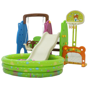 Nuovo Arrivo: Set Giochi per Bambini da Interno con <span class=keywords><strong>Scivolo</strong></span> in Plastica <span class=keywords><strong>e</strong></span> <span class=keywords><strong>Altalena</strong></span>, Set Completo - Product Image 2