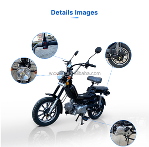 Cub Pedal 50CC 49CC <strong>70cc</strong> 100cc <strong>Moped</strong> 4 Stroke Engine Long Seat Gasoline <strong>Motorcycle</strong> Scooter - Product Image 2