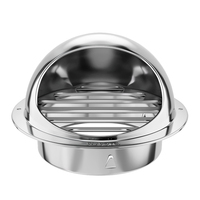 Couvercle de capuchon de capot d'échappement de cuisine de mur d'approvisionnement en vrac capuchon d'aération en acier inoxydable étanche