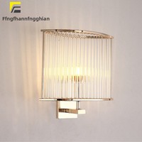 Lampe murale LED de luxe postmoderne avec alimentation 100V-240V pour salon, restaurant, couloir, chambre à coucher, chevet, bar