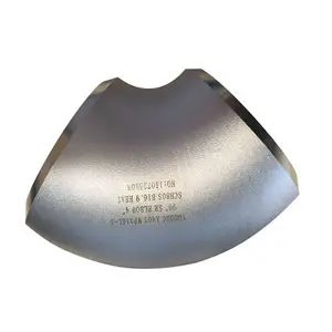 45 Degree Elbow Pipe Fitting Butt Weld long radius Stainless Steel Elbow Astm A312 Uns S31254 Pipe Fitting DN1200 elbow
