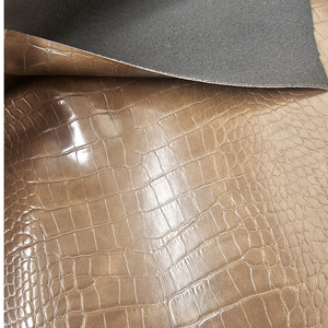 Disponibile Pelle Sintetica Effetto Coccodrillo, Spessore 1.0mm, Tessuto in Pelle di Alta Qualità per Valigie e Borse - Product Image 1