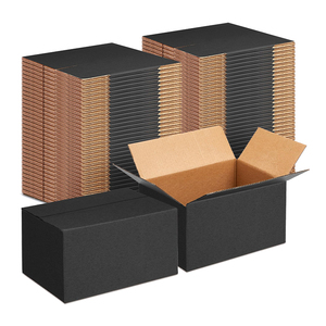 Tùy chỉnh in màu đen các tông sóng bao bì lớn vận chuyển hộp cho <span class=keywords><strong>hat</strong></span> nến máy tính xách tay điện thoại Giày - Product Image 1