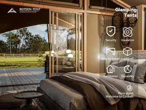 Tente de glamping imperméable <span class=keywords><strong>Paula</strong></span> 22,5x10m kaki PVDF 225 ㎡   Tente de safari de luxe 225 ㎡   Tente de safari de luxe <span class=keywords><strong>Paula</strong></span> - Product Image 4