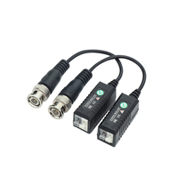 Amplificateur de signal de sécurité CCTV, câble coaxial, émetteur vidéo, balun, protection contre la foudre, transmission vidéo balun