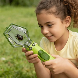Attrape-insectes et loupe d'observation, loupe d'observation des insectes écologique, jouet d'exploration sûr pour l'apprentissage de la nature en extérieur - Product Image 4