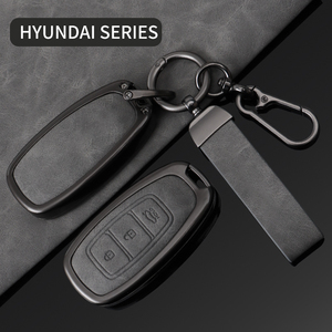 Funda para llave <span class=keywords><strong>de</strong></span> coche para Hyundai I30 Ix35 KONA Encino Solaris Azera Grandeur Ig Accent <span class=keywords><strong>Santa</strong></span> <span class=keywords><strong>Fe</strong></span> Palisade - Product Image 6