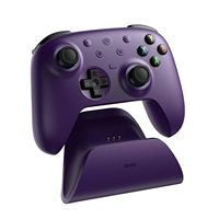 Nouvelle station de charge pour manette de jeu sans fil 8BitDo Ultimate 2, 2.4G, manette de jeu violette pour Switch, Windows PC, Switch Pro Controller