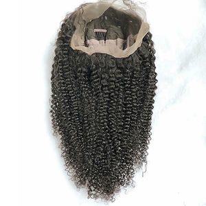 Glueless brasiliano parrucche piene del merletto per le donne nere, naturale del virgin cuticola allineati riccio crespo piena del merletto parrucca di capelli umani - Product Image 1