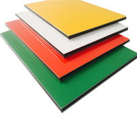 Panneau Composite Aluminium Alucobond Finition PVDF FEVE de 4 mm, Matériau ACP ACM 1500x3000 mm pour Revêtement Mural Intérieur et Extérieur