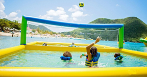 Commerciale gonfiabile acqua pallavolo corte per la piscina sport acquatici gonfiabili Arena giochi per adulti e bambini - Product Image 2