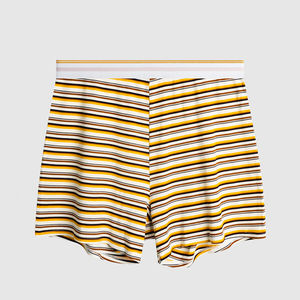 Calzoncillos bóxer personalizados a rayas para hombre, ropa interior con cintura y logotipo personalizado de fabricante OEM, calzoncillos bóxer para hombre - Product Image 3