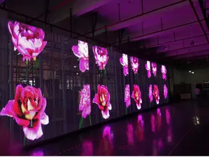 P5 P6 P6.67 Hd Full Color Transparent Outdoor Indoor Building Digital Advertising Videos Wall Led Display screen