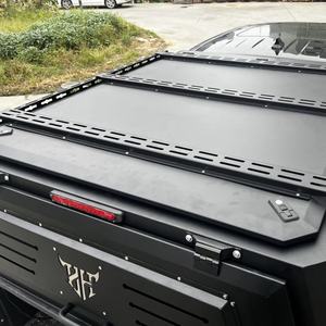 Toldo de Acero al Manganeso de 4 Puertas y Techo Alto para Camioneta con <span class=keywords><strong>Ventanas</strong></span> Antirrotura, Compatible con Toyota Hilux <span class=keywords><strong>Vigo</strong></span> Revo SR5 - Product Image 6