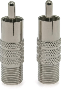 F Female to <strong>RCA</strong> Male <strong>Coaxial</strong> Audio Adapter CCTV Connector - Product Image 1