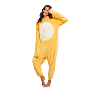 Combinaison-pyjama personnalisée pour adulte, imprimé monstre animal, à capuche, chaude, respirante, hiver, automne, luxe, décontractée, Halloween - Product Image 1