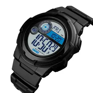 SKMEI 1424 bussola uomo orologio digitale impermeabile multifunzione Sport all'aria aperta orologi orologio da polso elettronico orologio da uomo Reloj