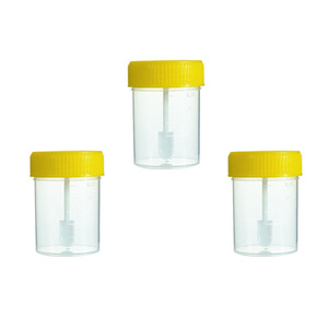 Vaso para Orina de Plástico Kangxin de 60 ml con Tapa de Rosca de PP, Recipiente para Muestras de Laboratorio - Product Image 3