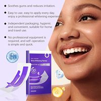 Bandes blanchissantes pour les dents 7 pièces, soin doux des gencives, application facile, patchs blanchissants pour l'hygiène buccale à domicile, marque privée OEM ODM