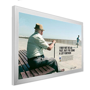 Letrero LED de Pared, Caja de Luz para Exposiciones y Ferias Comerciales, Marco de Aluminio, <span class=keywords><strong>Cartel</strong></span> <span class=keywords><strong>Luminoso</strong></span> Rectangular, Soporte para Póster Interior, <span class=keywords><strong>Publicidad</strong></span> - Product Image 1