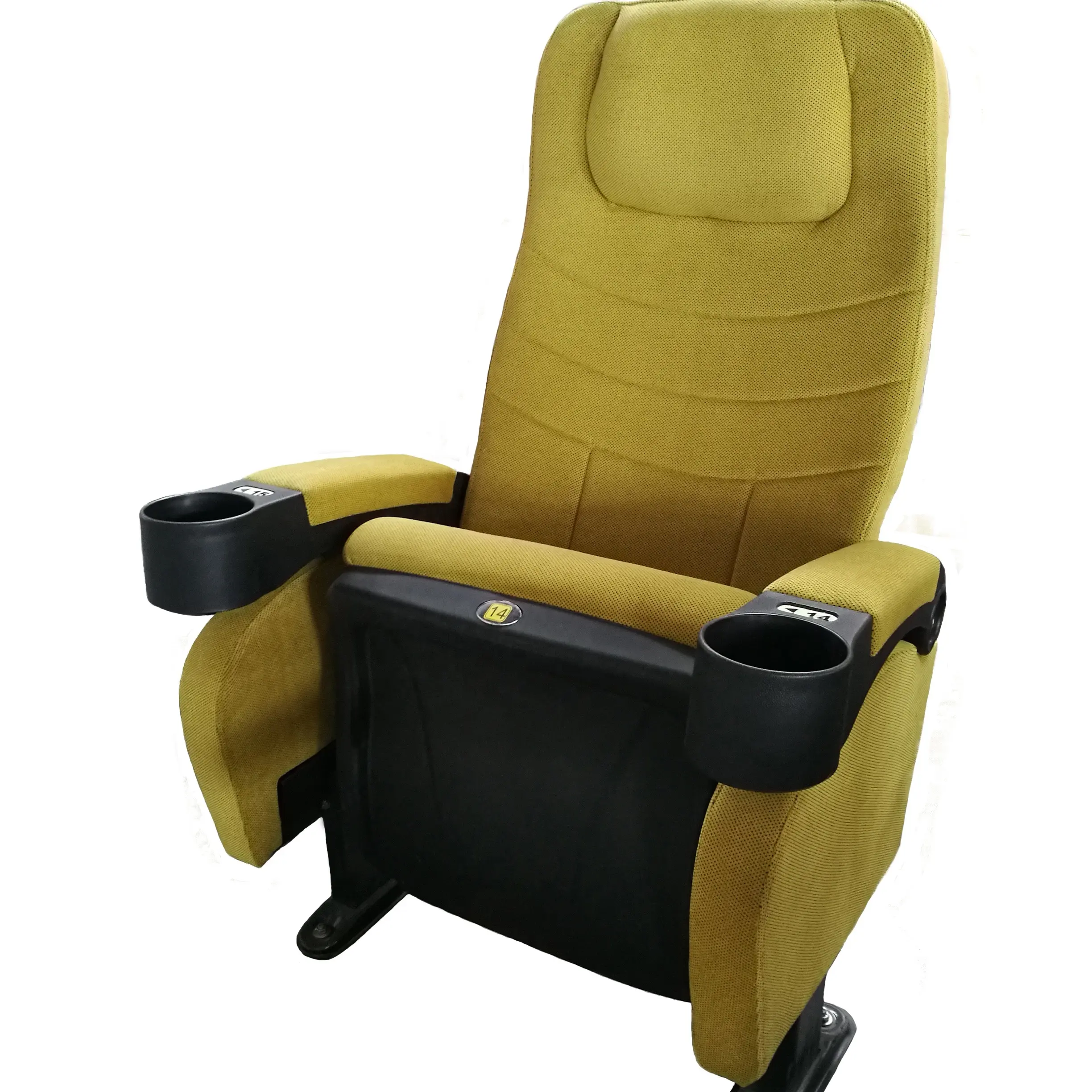 Cadeira dobrável do cinema do assento do tecido do estilo moderno para sala do filme