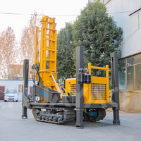 Plateforme de forage portable Huayao, machine de forage de puits d'eau hydraulique de 200m à 300m de profondeur