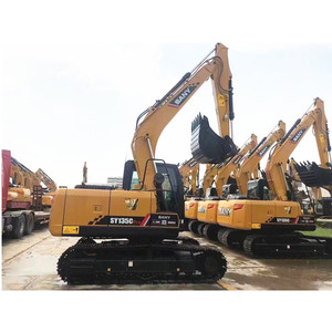 Second Hand Sanyi Sy135c PRO 215 235 Machine Excavators <b>Earth</b>-<b>Moving</b> <b>Machinery</b> Digger Mini Crawler Excavator - Product Image 2