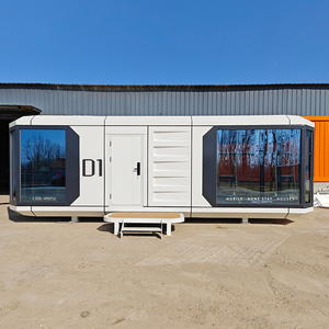 Casa prefabbricata della capsula astuta di lusso 2025 dello spazio con <span class=keywords><strong>le</strong></span> camere da letto <span class=keywords><strong>del</strong></span> bagno della cucina per uso all'aperto della Villa dell'hotel dell'appartamento - Product Image 5