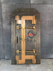 Puerta de Metal Estilo Industrial Retro Heavy Metal, Puerta de Hierro Estilo Punk, Simulación de Puerta Decorativa Estilo Submarino - Product Image 2